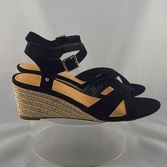 TOMMY HILFIGER Espadrilles Dames Basic Open Toe Mid Wedge Maat: 40 Materiaal: Canvas Kleur